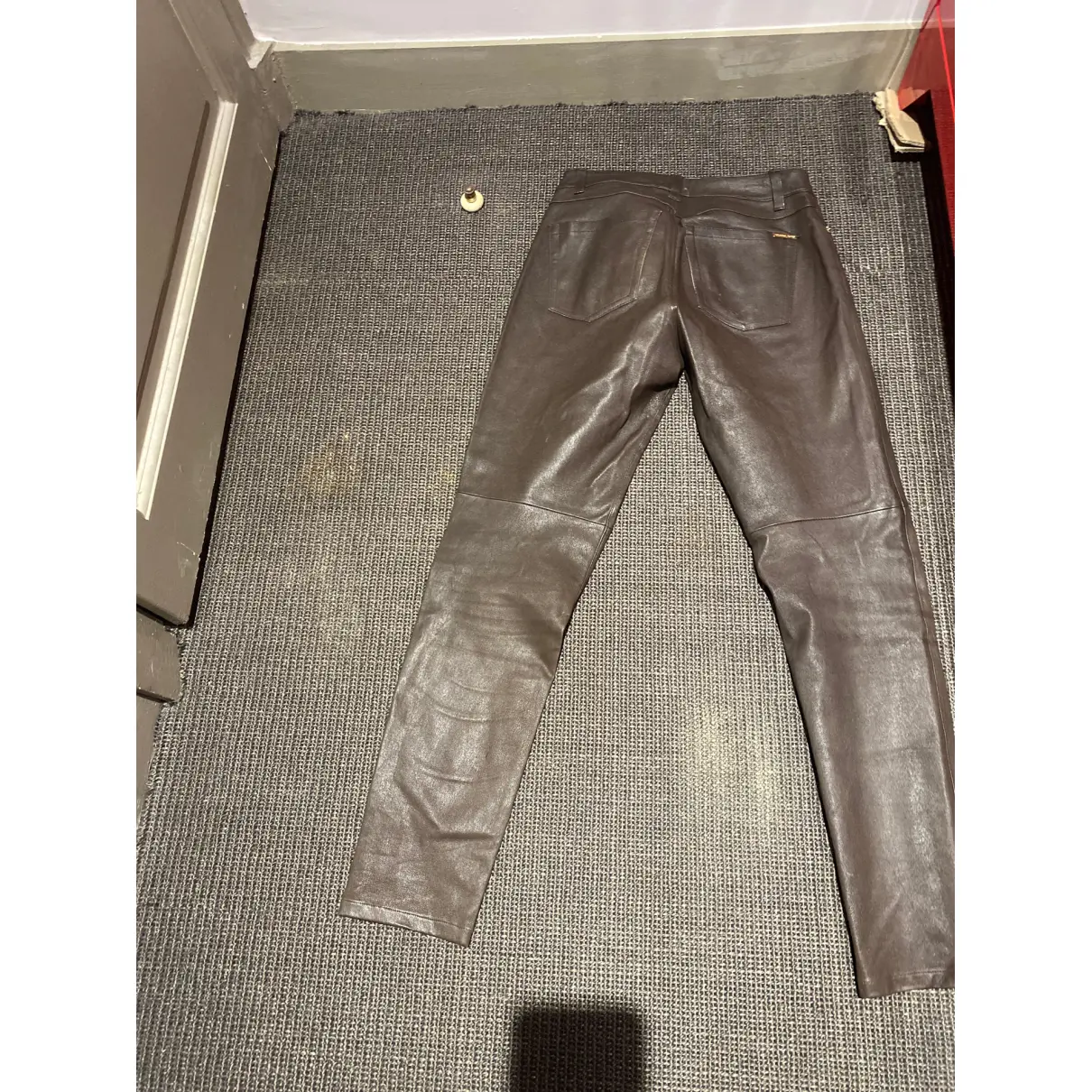Buy Michael Kors Leather straight pants online