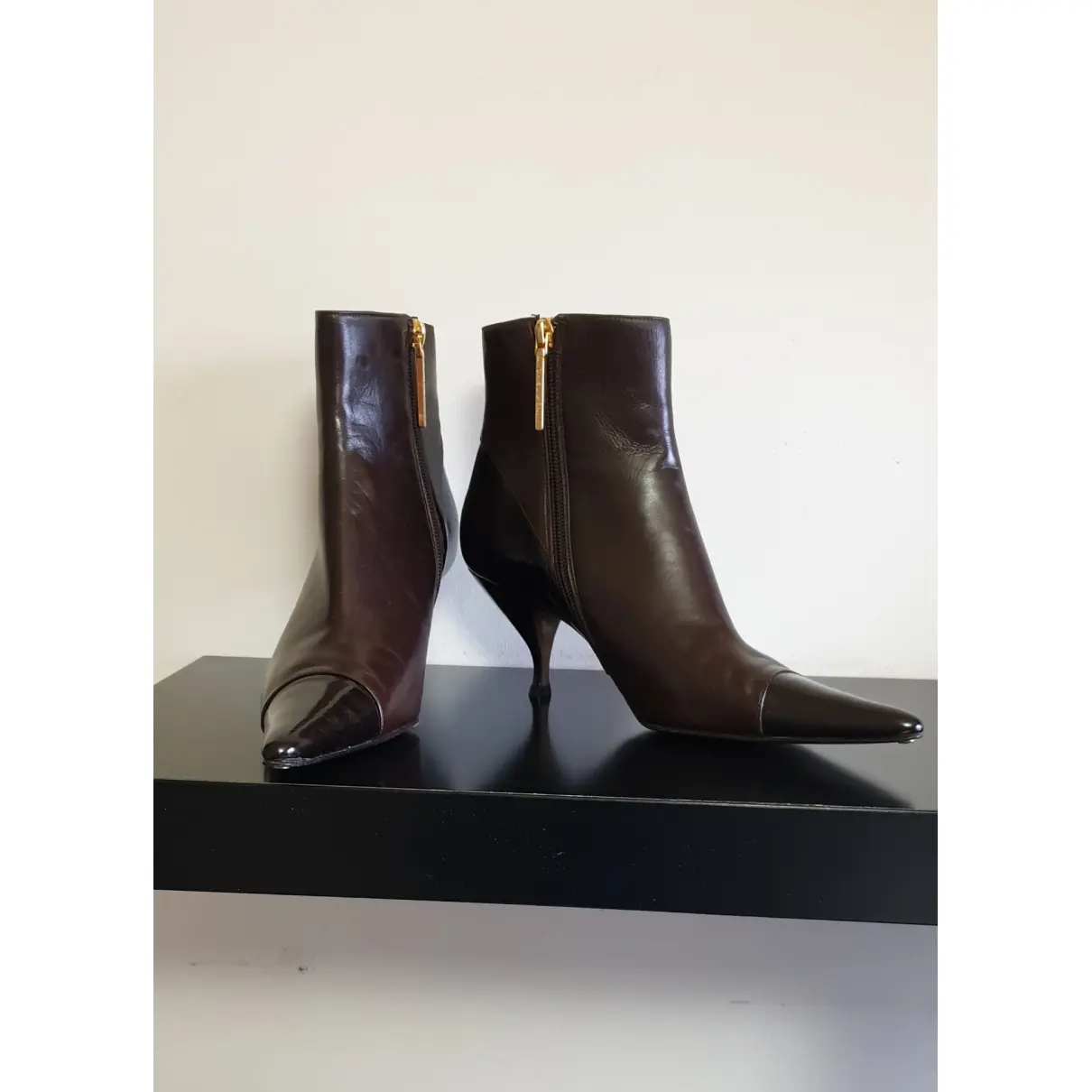 Buy Michel Perry Leather ankle boots online