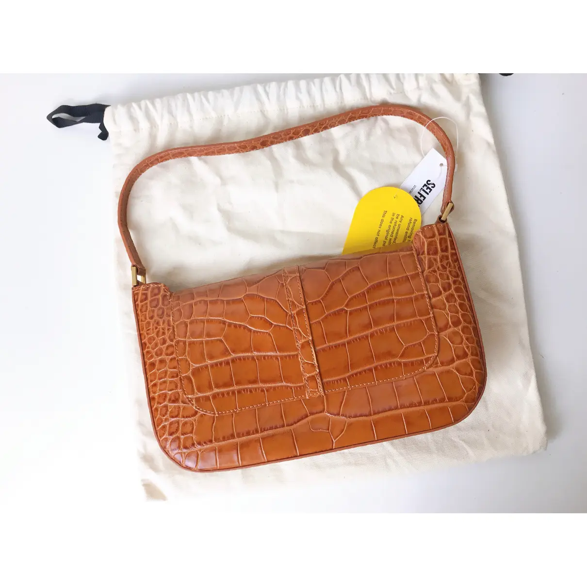 Buy By Far Miranda leather handbag online