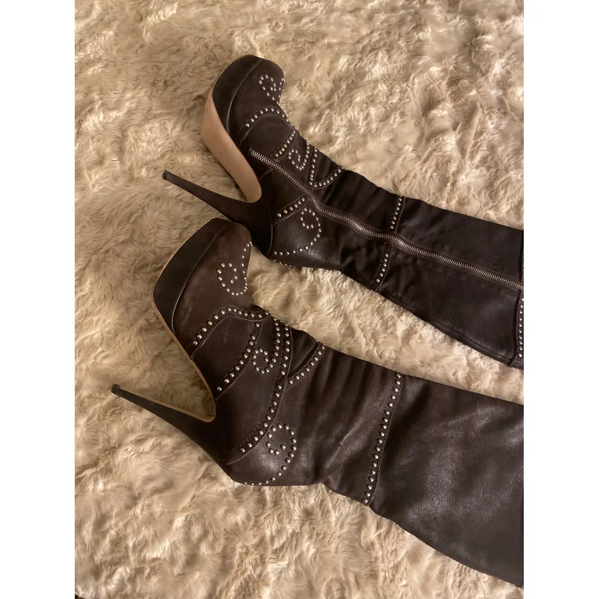 Buy Miu Miu Leather boots online