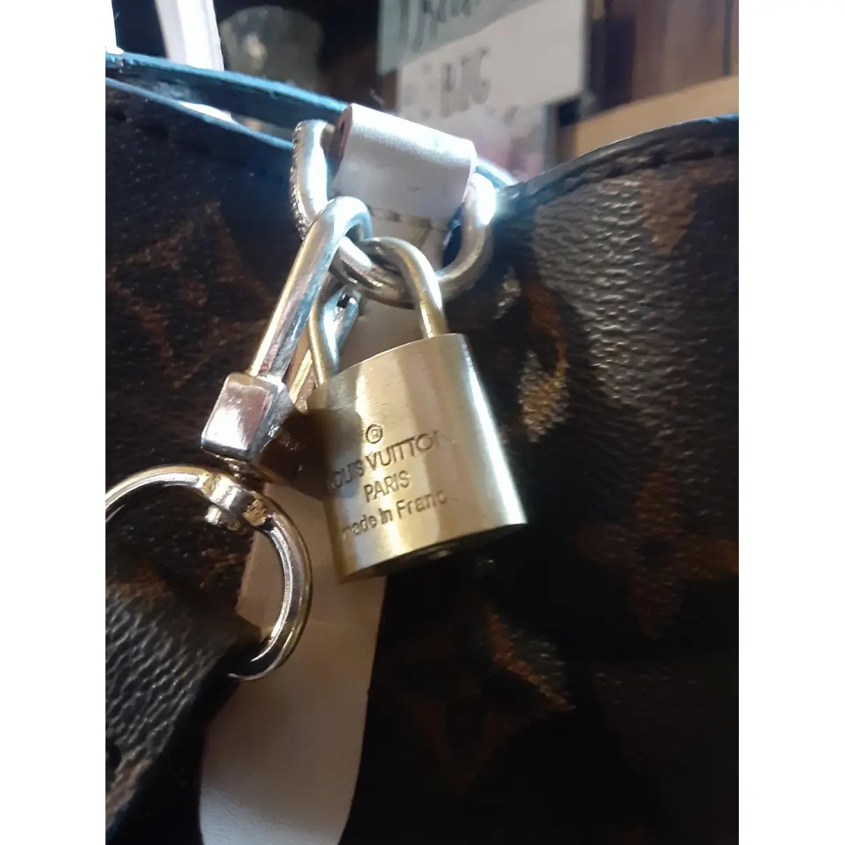 Montaigne leather handbag Louis Vuitton