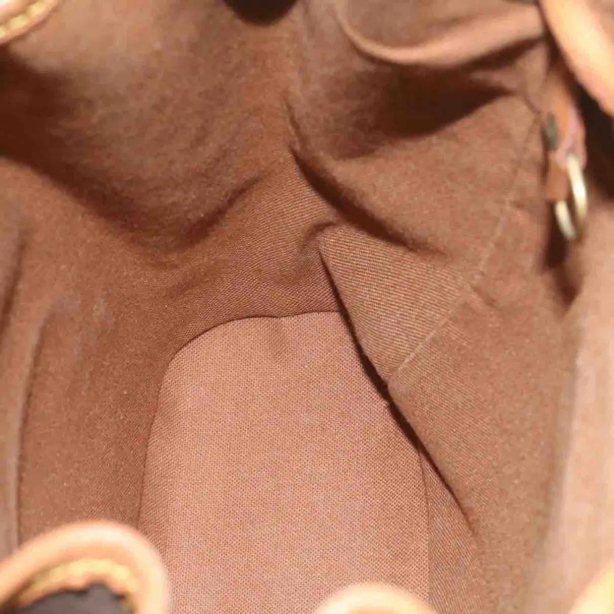 Montsouris Vintage leather backpack Louis Vuitton