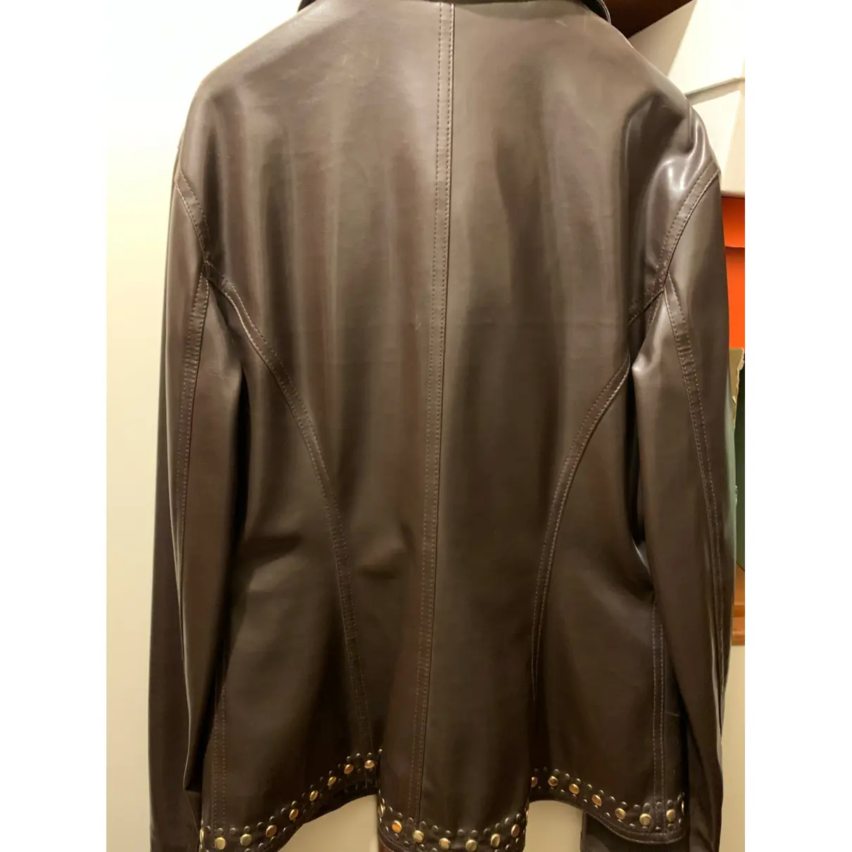 Buy Moschino Cheap And Chic Leather biker jacket online