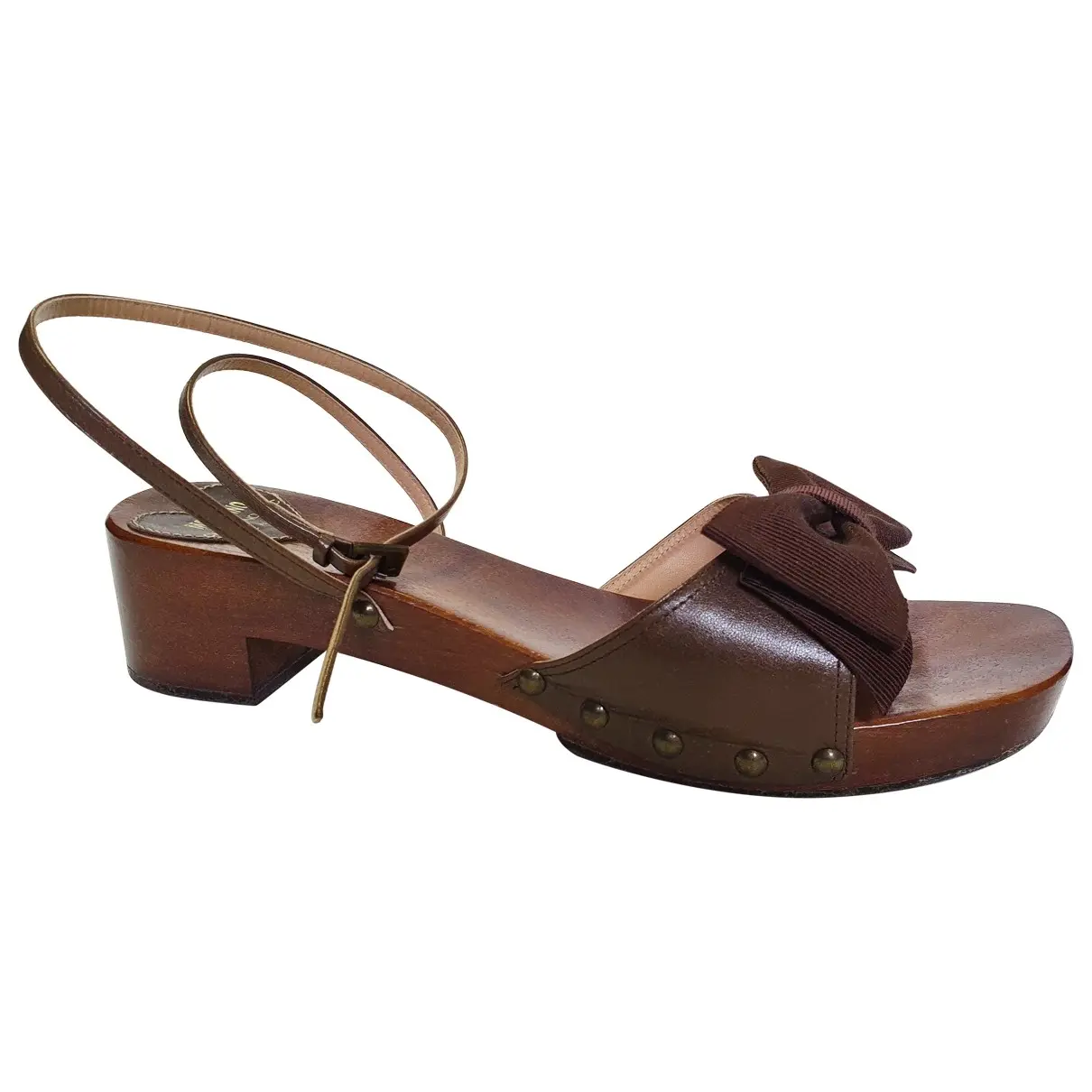 Leather mules & clogs Moschino Cheap And Chic