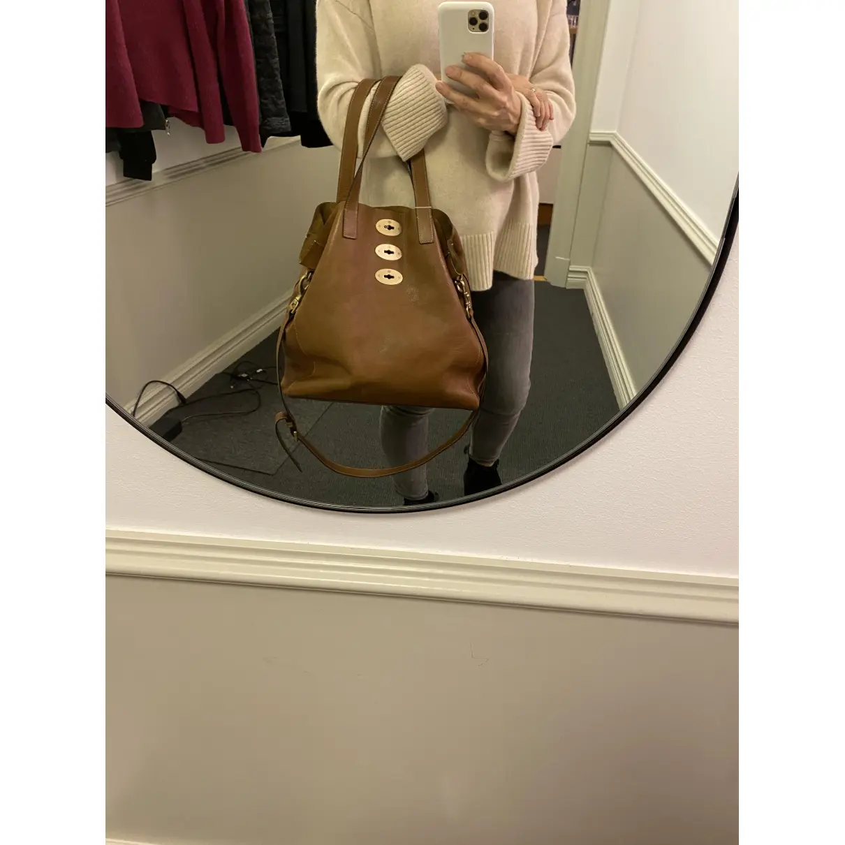 Leather tote Mulberry