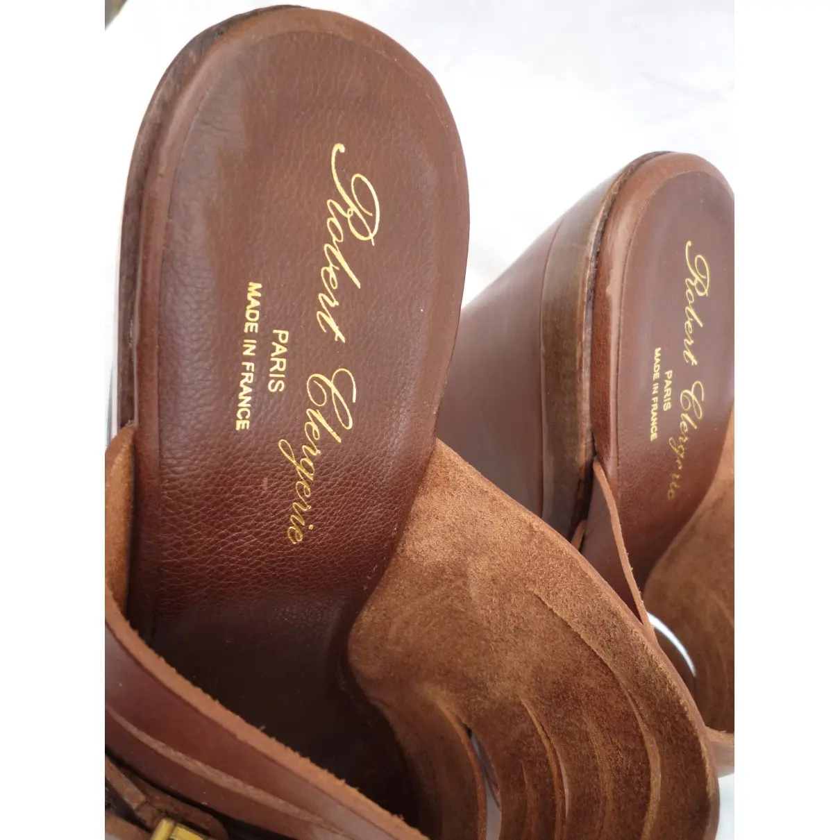 Buy Robert Clergerie Leather mules & clogs online