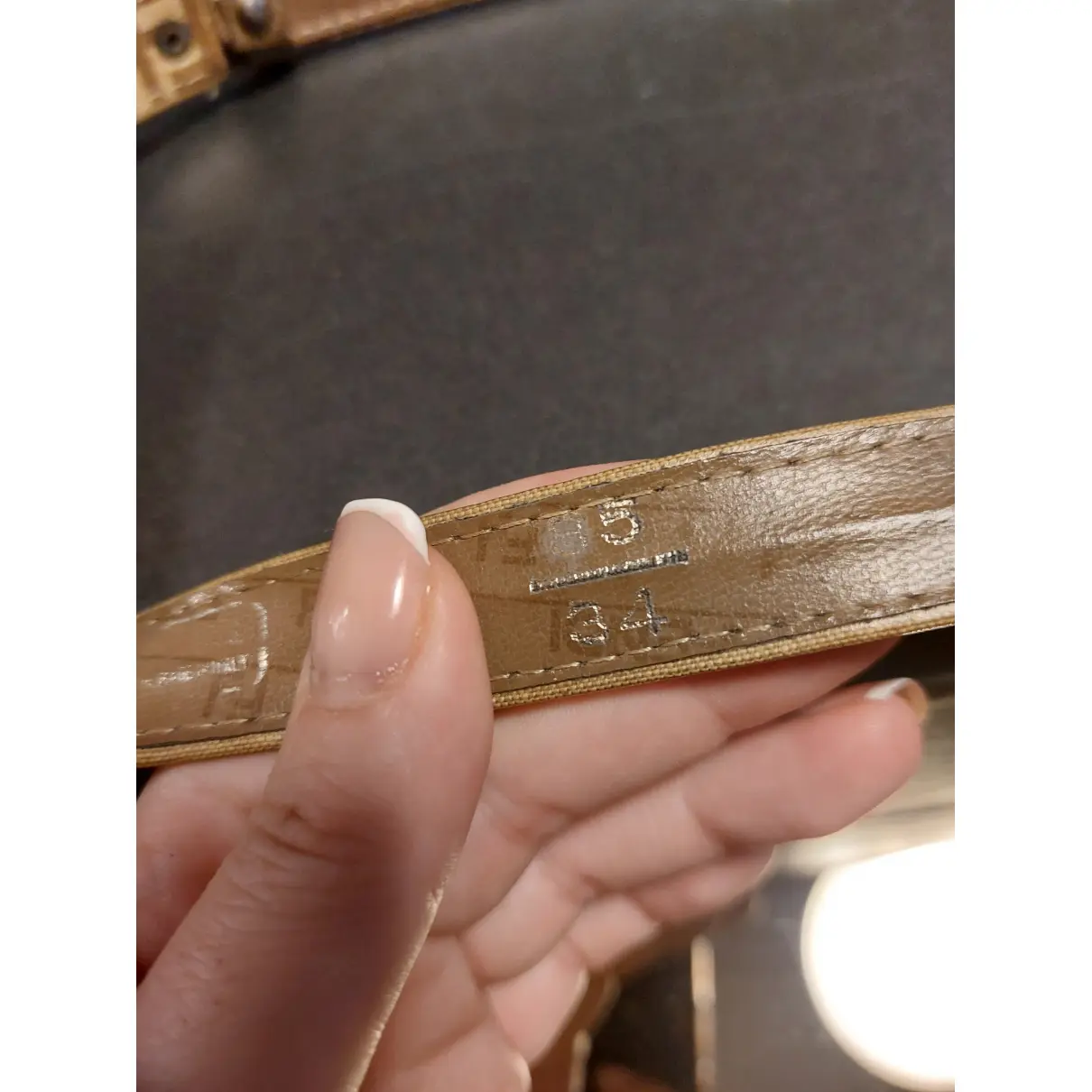 Multi-accessory Belt leather belt Fendi - Vintage