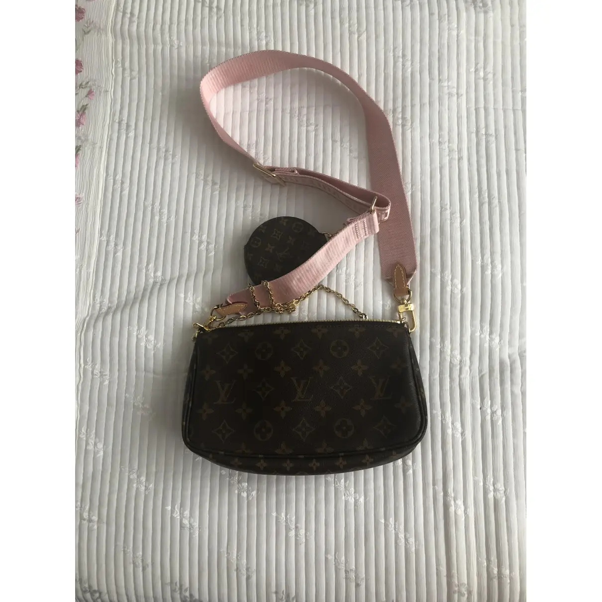 Buy Louis Vuitton Multi Pochette Accessoires leather crossbody bag online