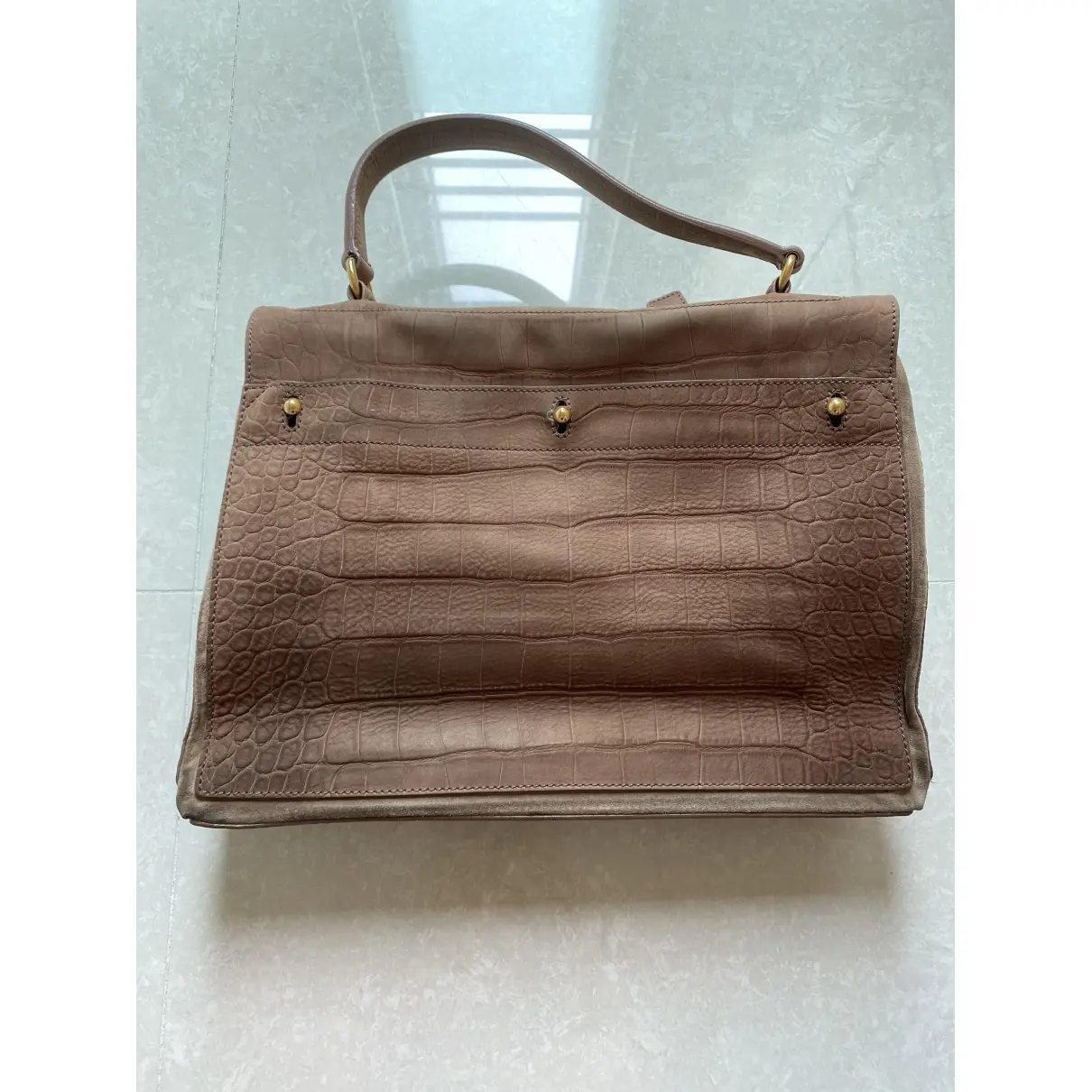 Buy Yves Saint Laurent Muse Two leather handbag online
