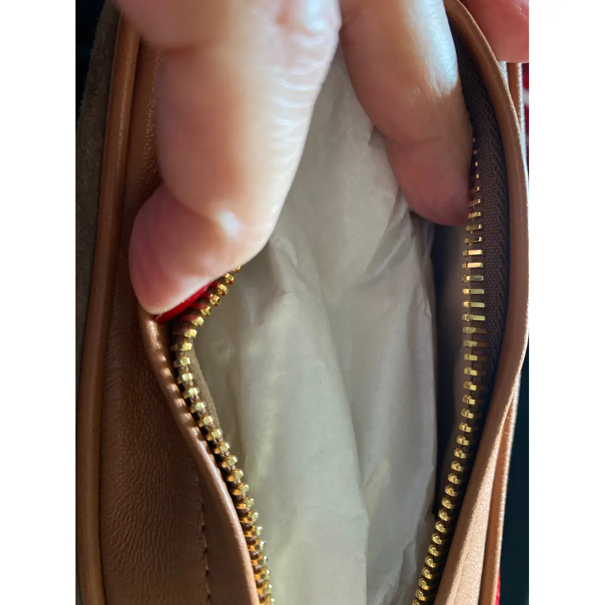 Leather handbag N°21