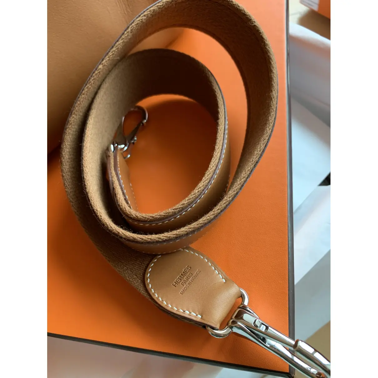 Oxer leather handbag Hermès