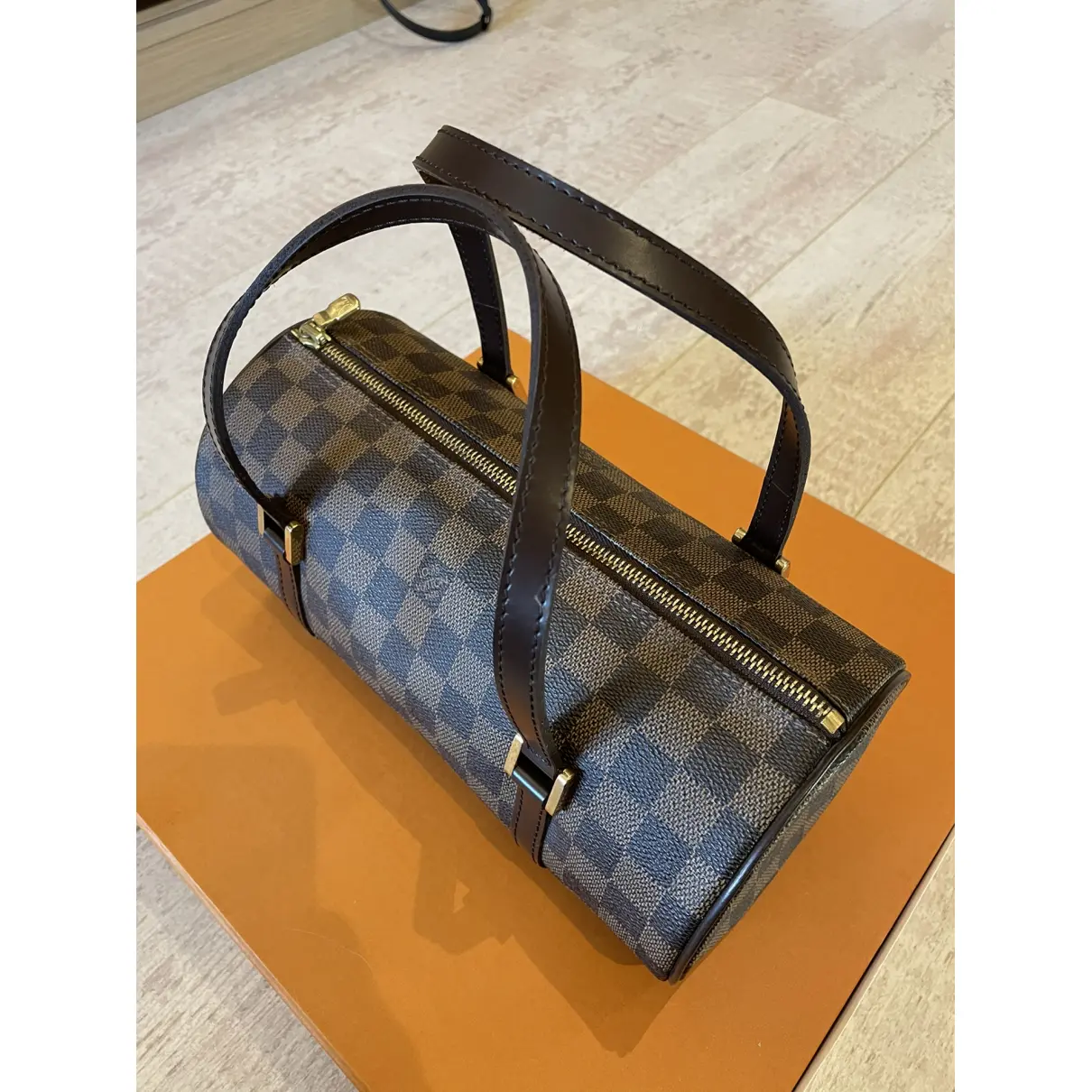 Papillon leather mini bag Louis Vuitton