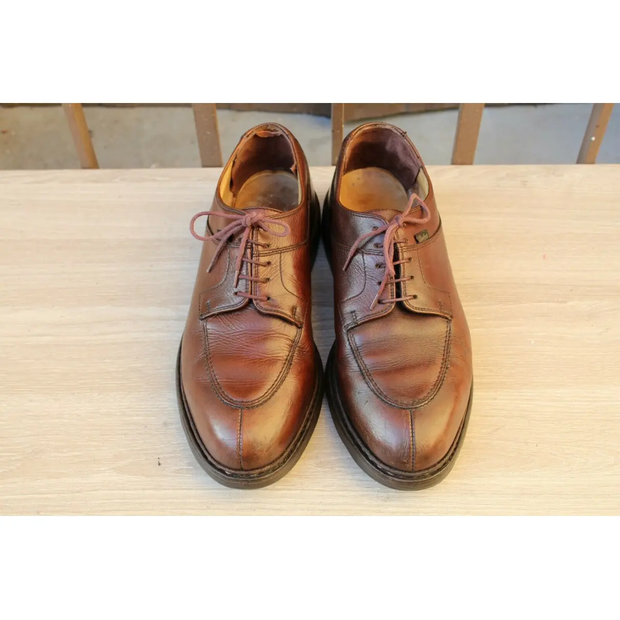 Leather lace ups Paraboot - Vintage