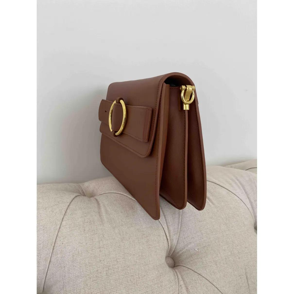 Leather handbag Parisa Wang