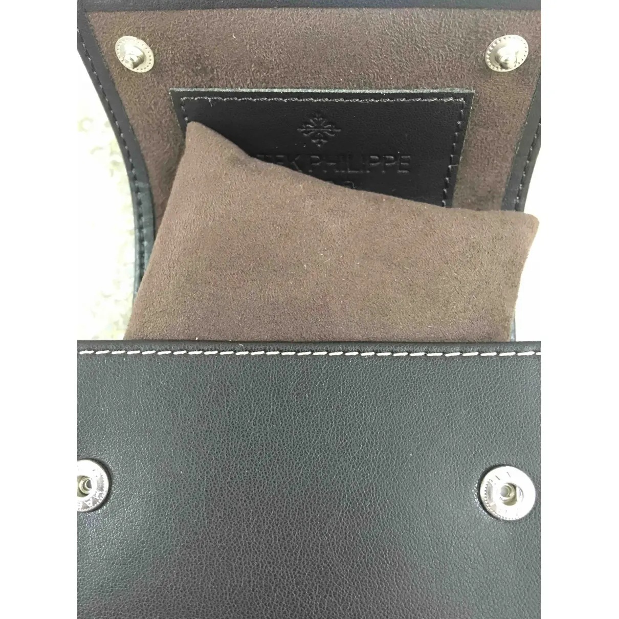 Leather clutch bag Patek Philippe