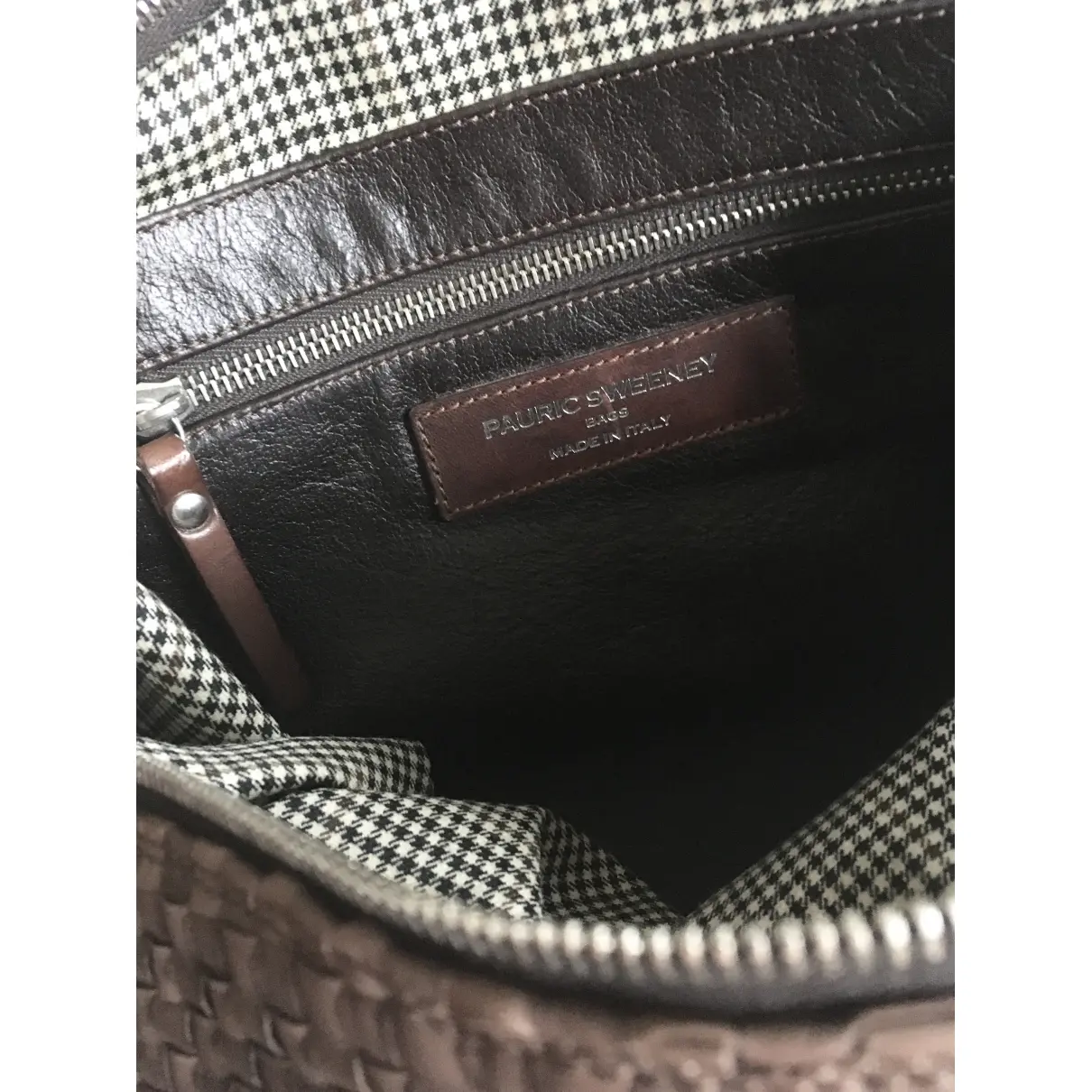 Leather handbag Pauric Sweeney