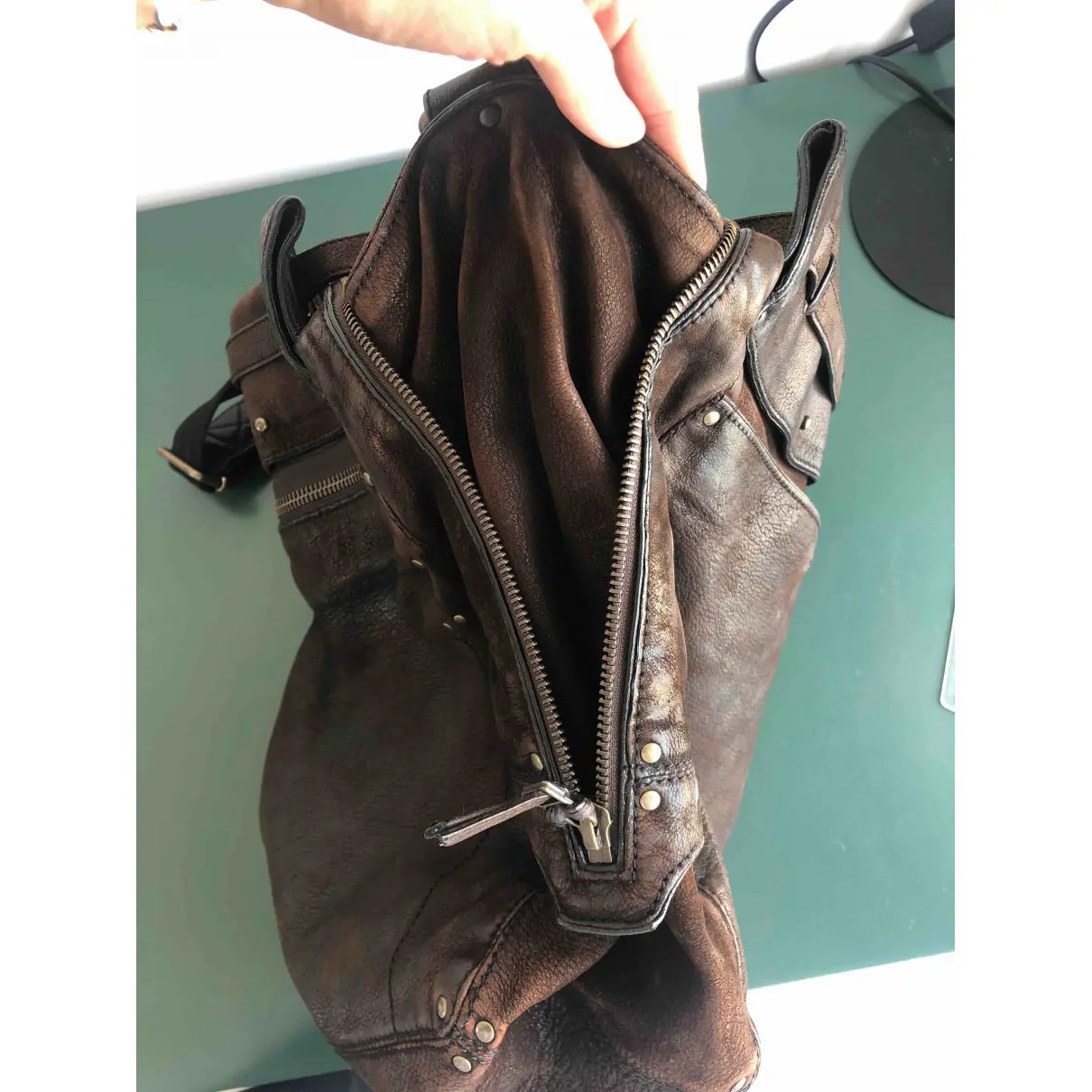 Pedro leather crossbody bag Jerome Dreyfuss