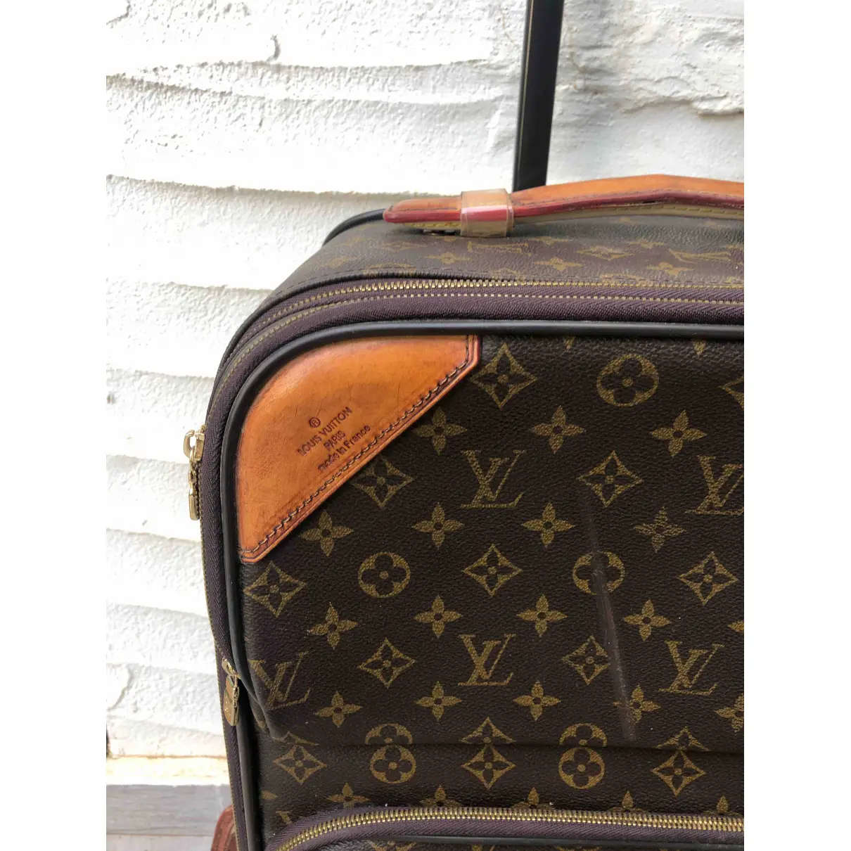 Pegase leather travel bag Louis Vuitton