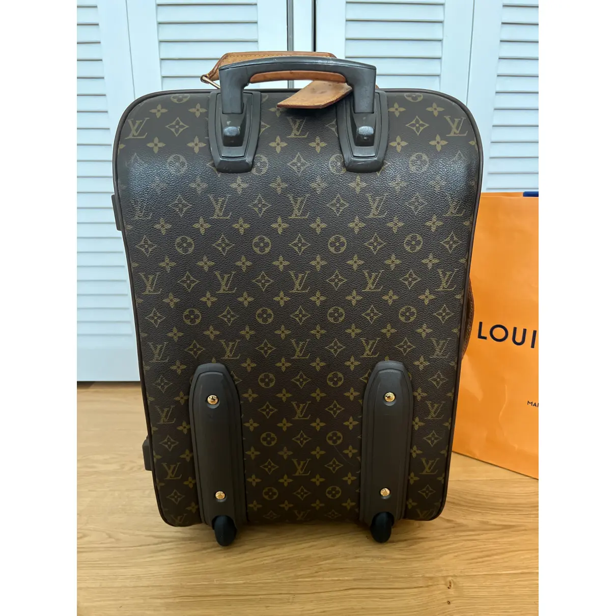 Pegase leather travel bag Louis Vuitton