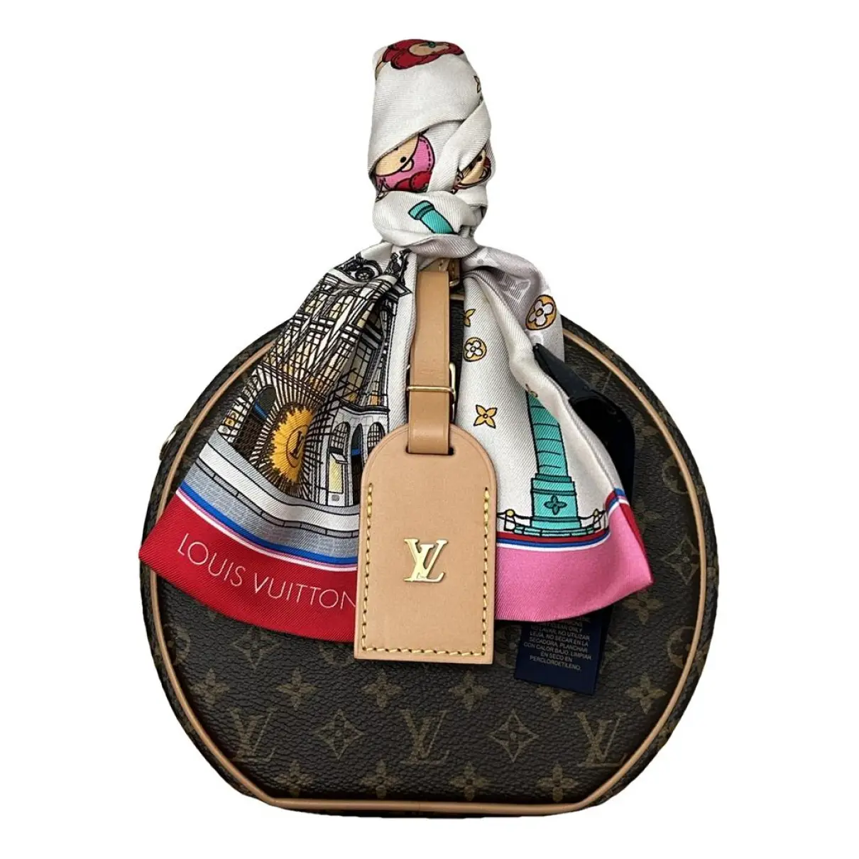 Petite Boîte Chapeau leather clutch bag Louis Vuitton