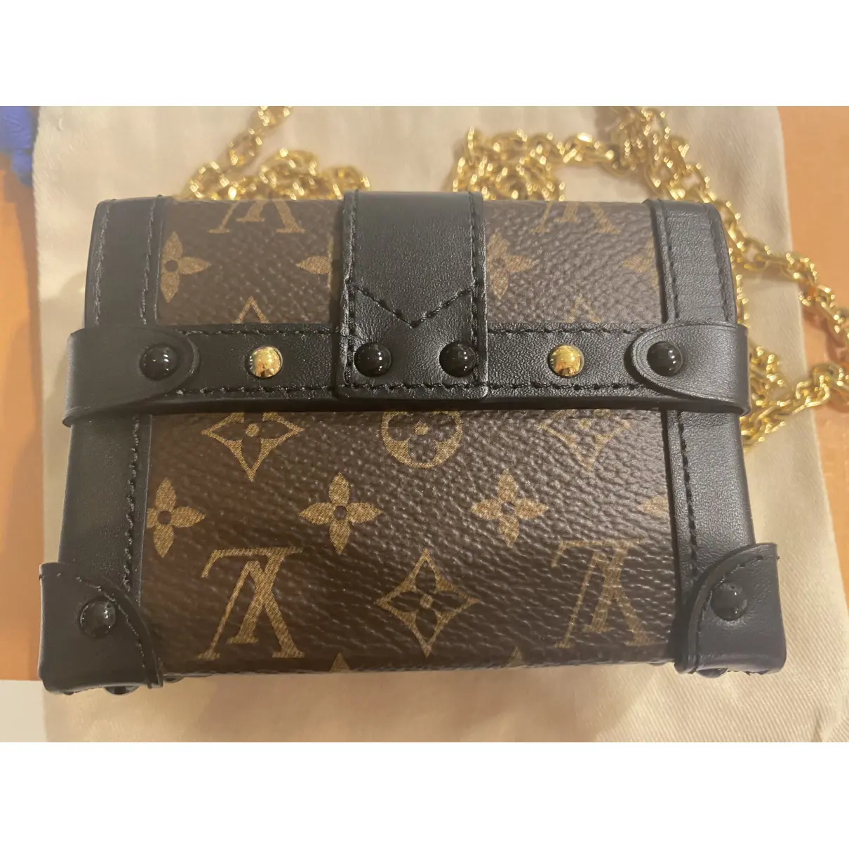 Buy Louis Vuitton Petite Malle leather handbag online