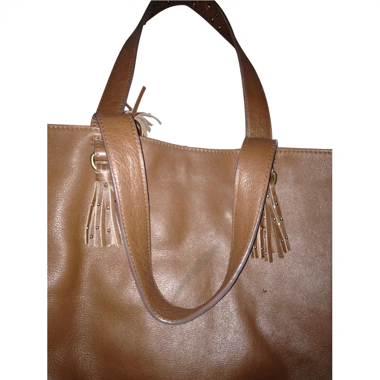 Petite Mendigote Brown Leather Handbag for sale