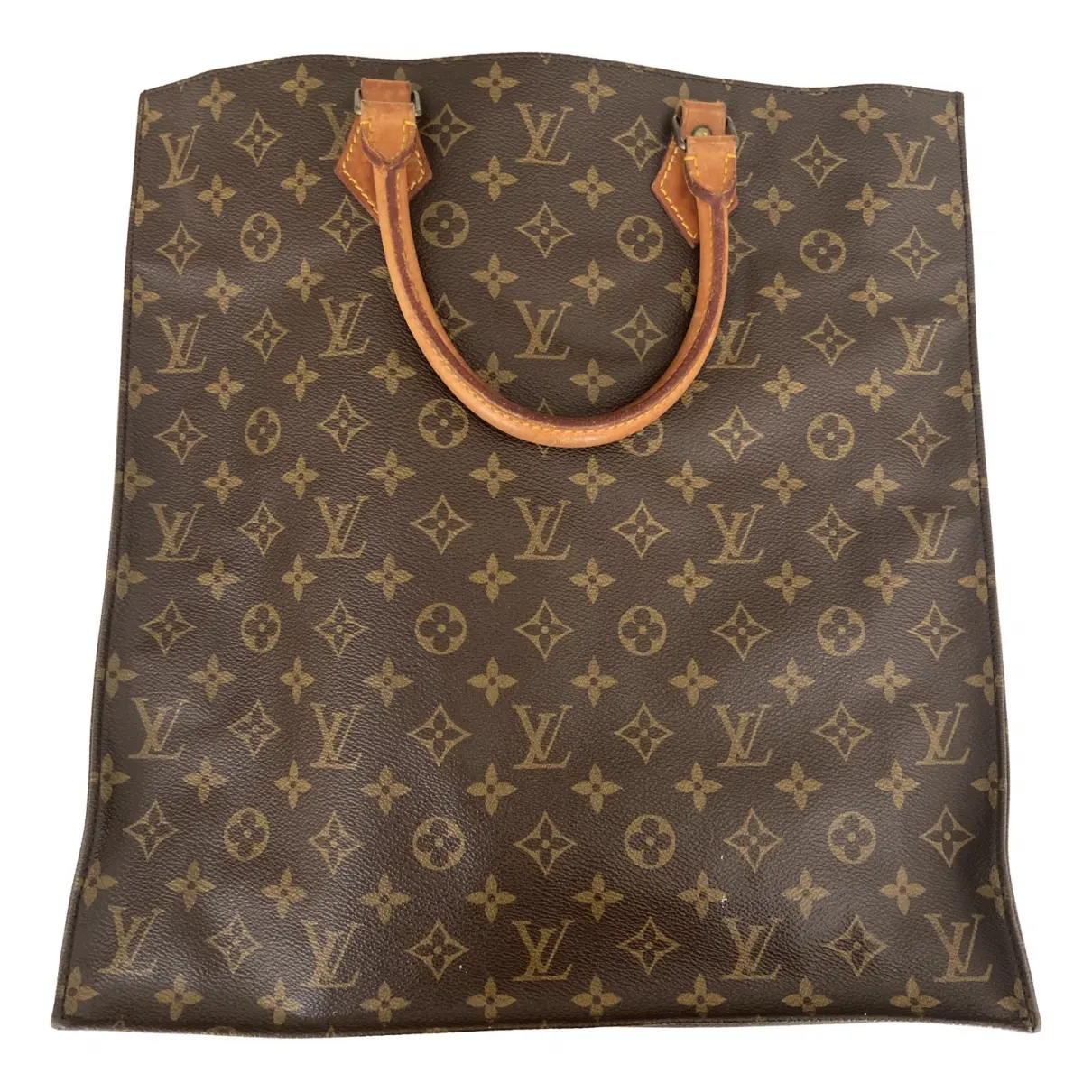 Plat leather handbag Louis Vuitton - Vintage
