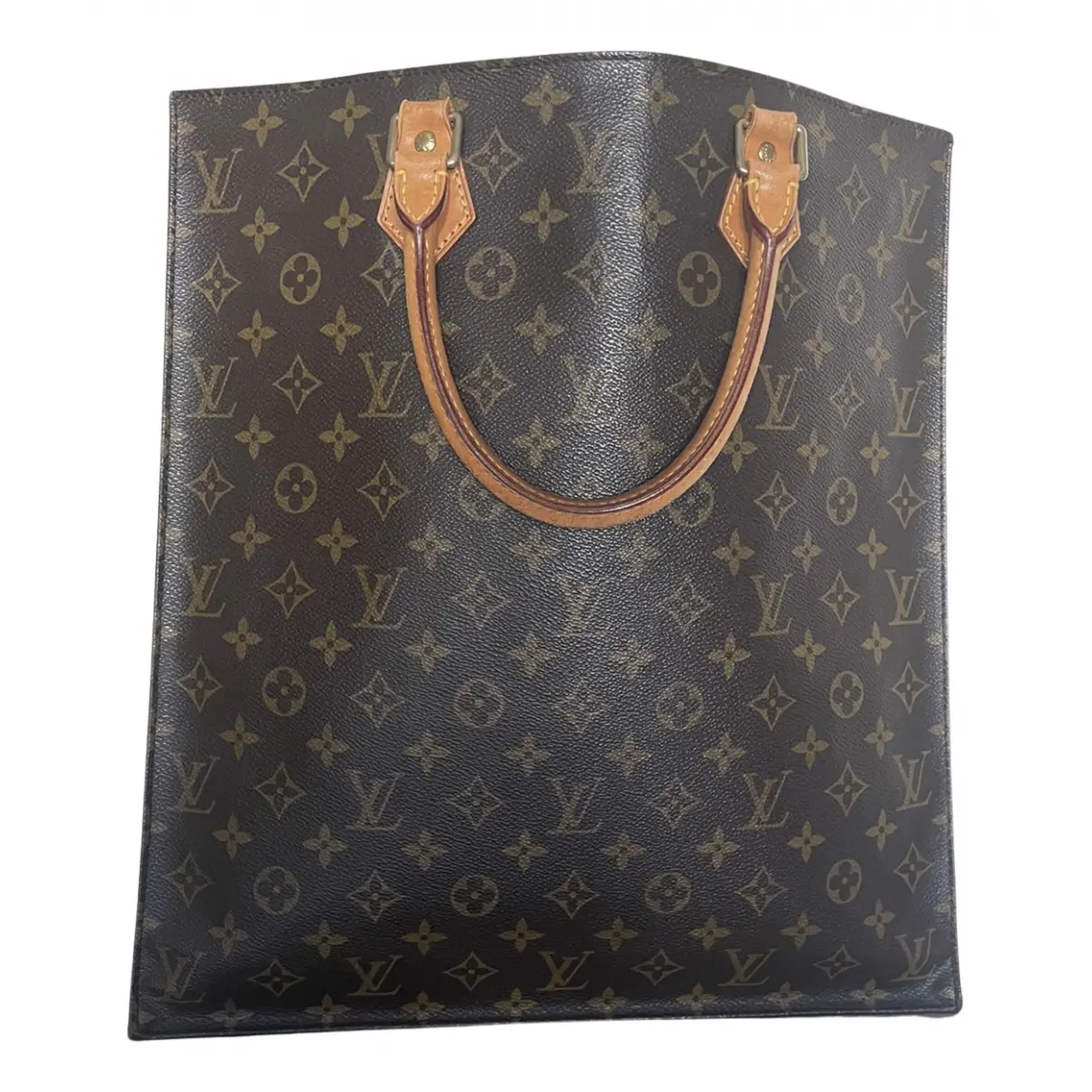 Plat leather handbag Louis Vuitton