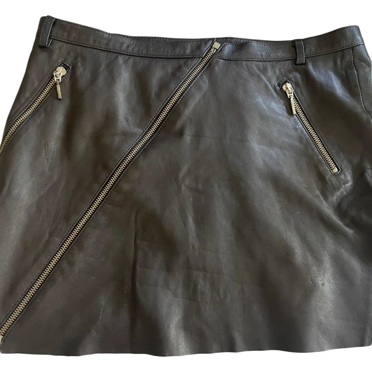 Leather mini skirt Plein Sud - Vintage