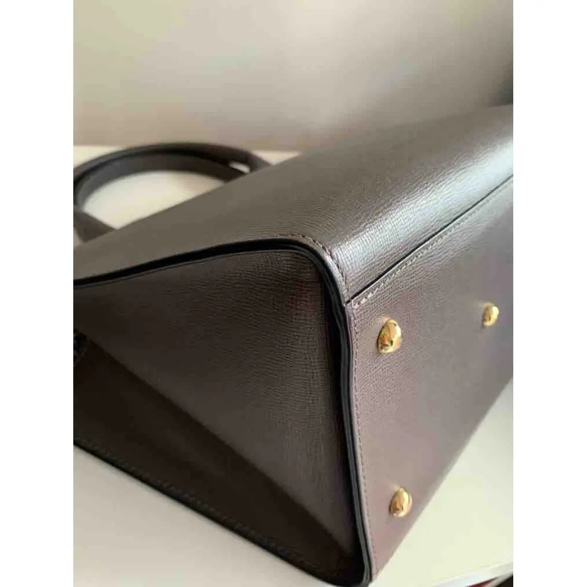 Pliage leather satchel Longchamp