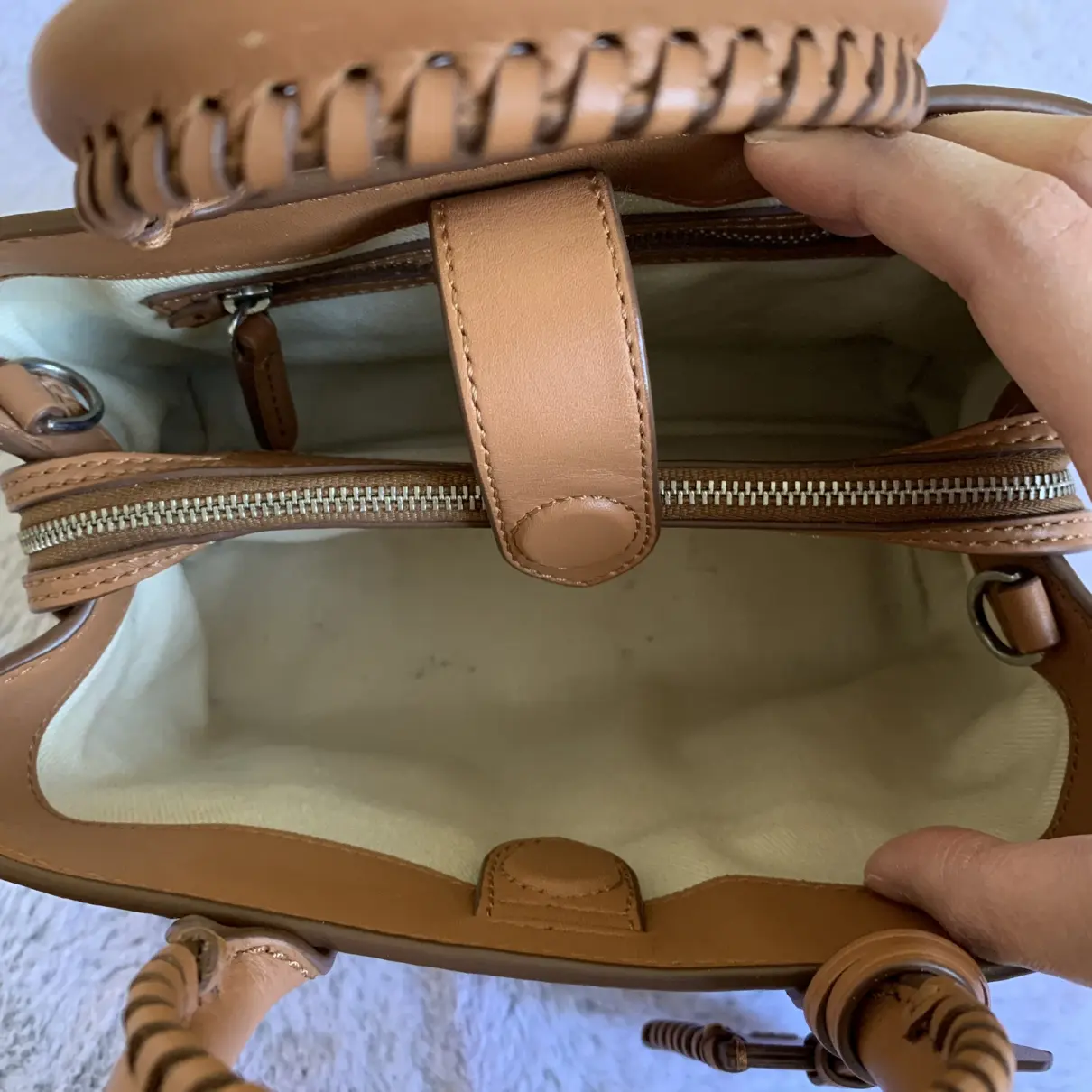 Leather crossbody bag Polo Ralph Lauren