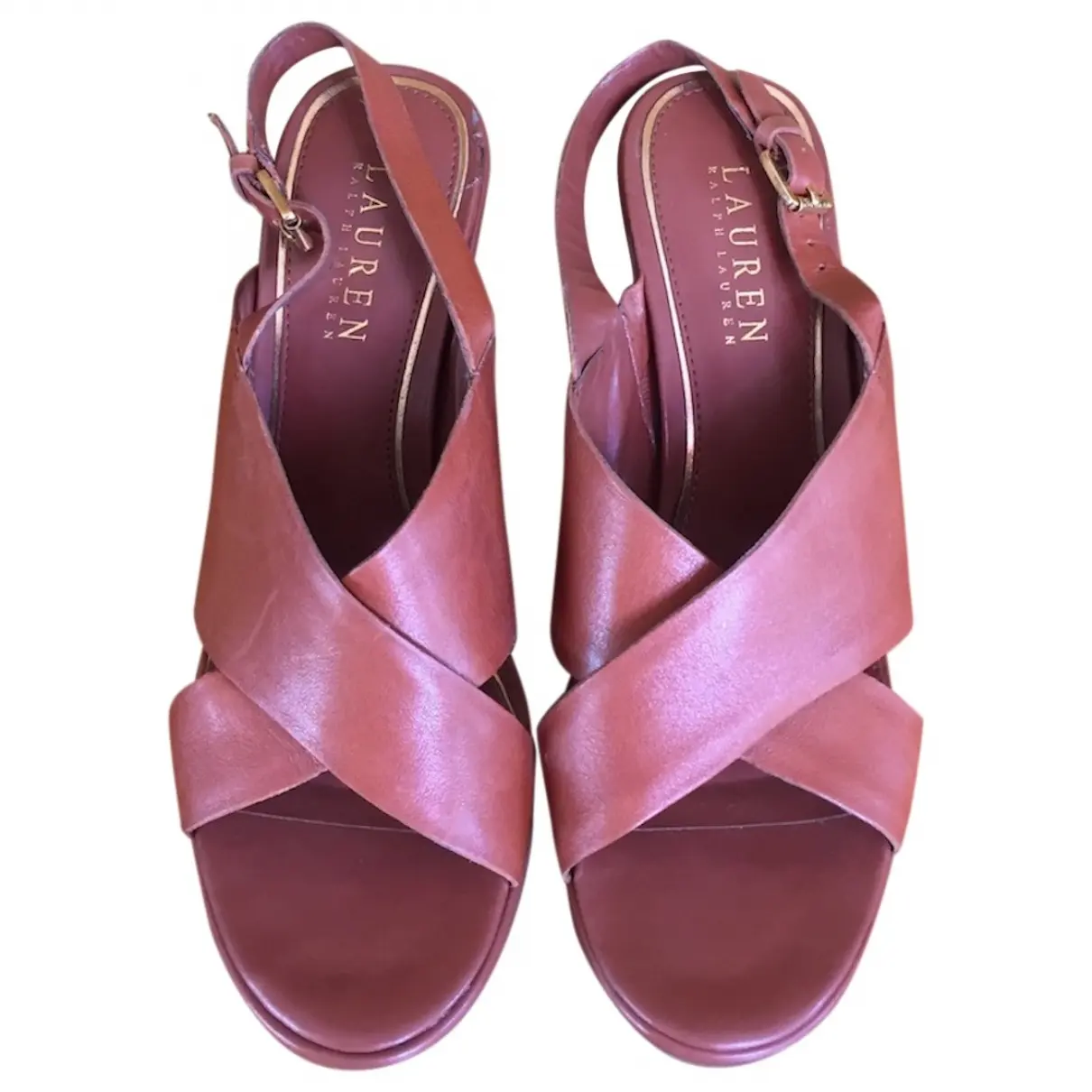 Leather sandal Polo Ralph Lauren