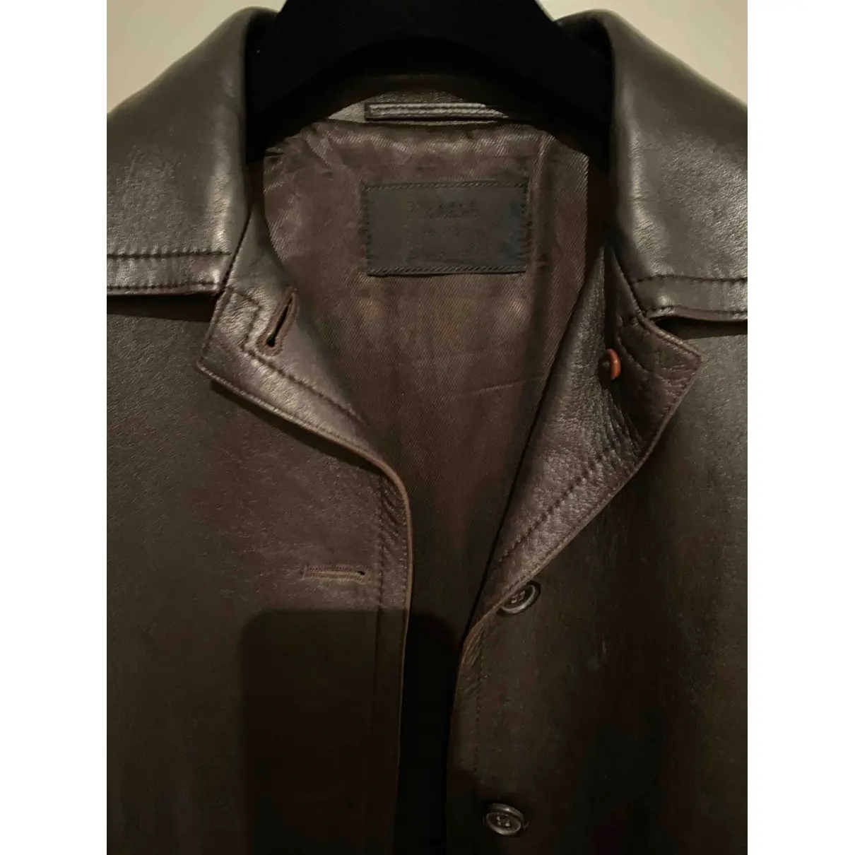 Buy Prada Leather biker jacket online