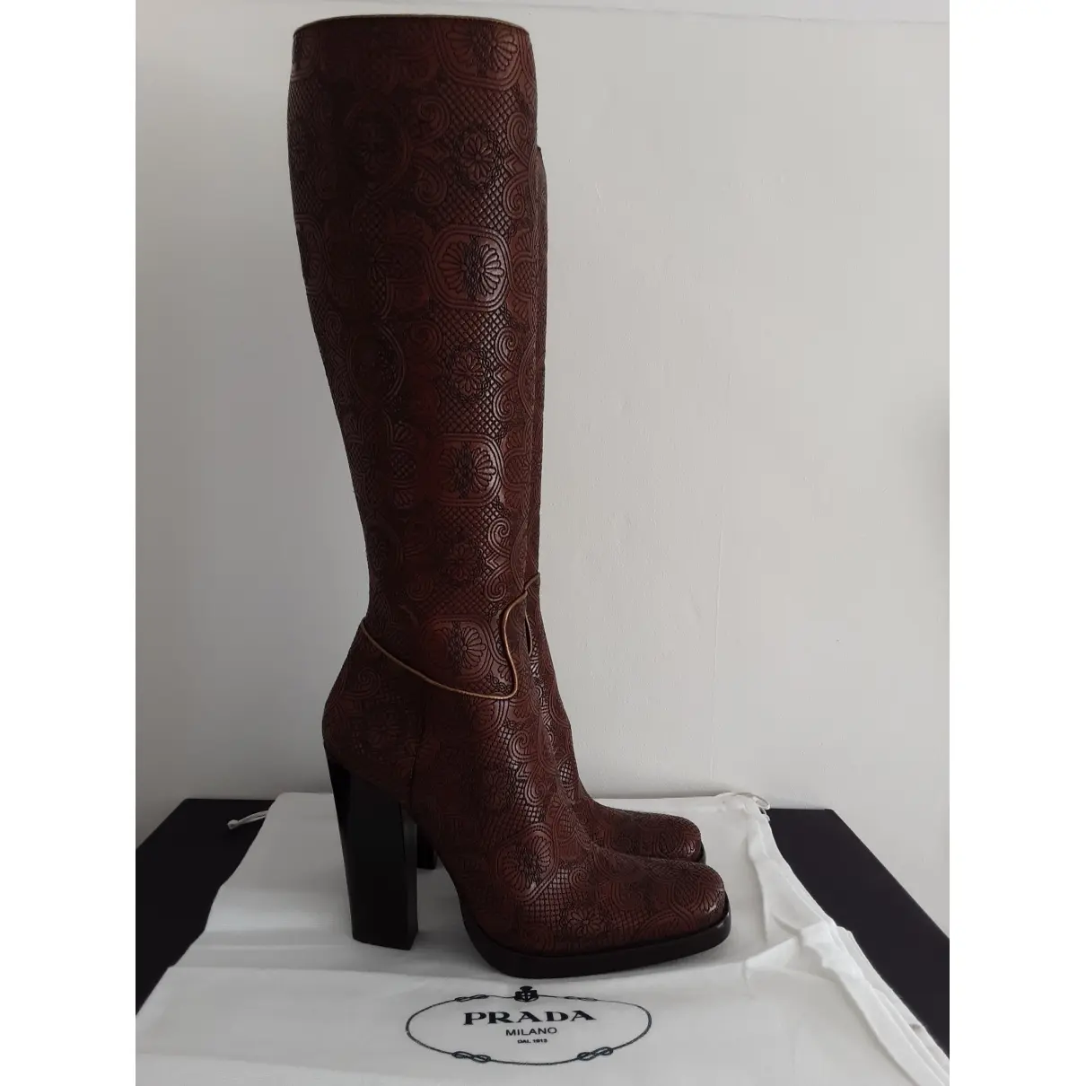 Prada Leather boots for sale