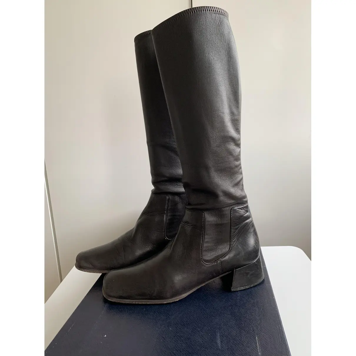 Buy Prada Leather riding boots online