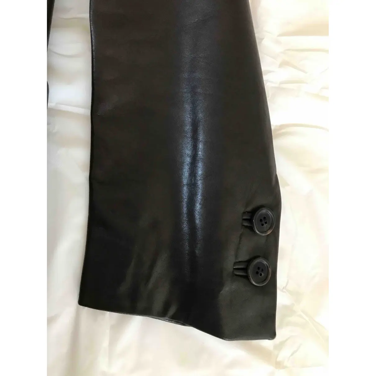 Leather coat Prada - Vintage
