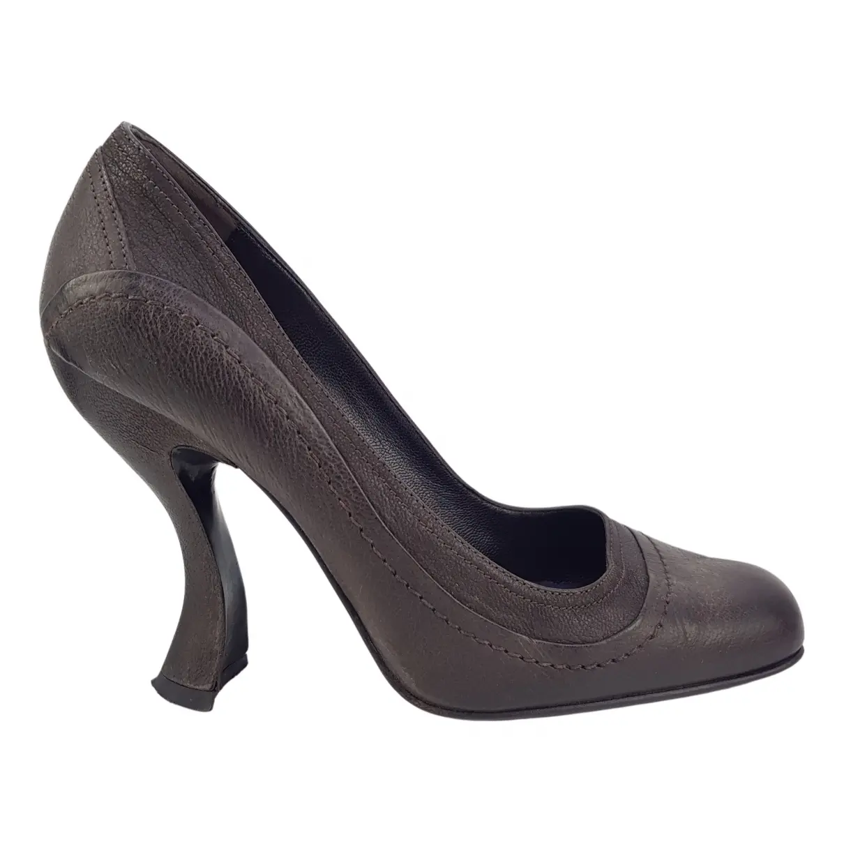 Leather heels Prada - Vintage