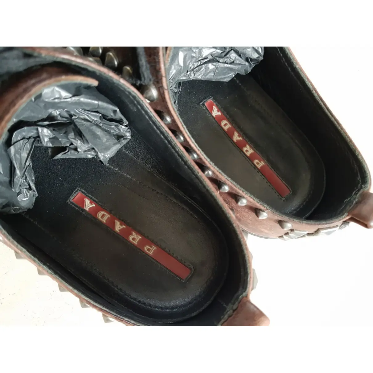 Buy Prada Leather lace ups online