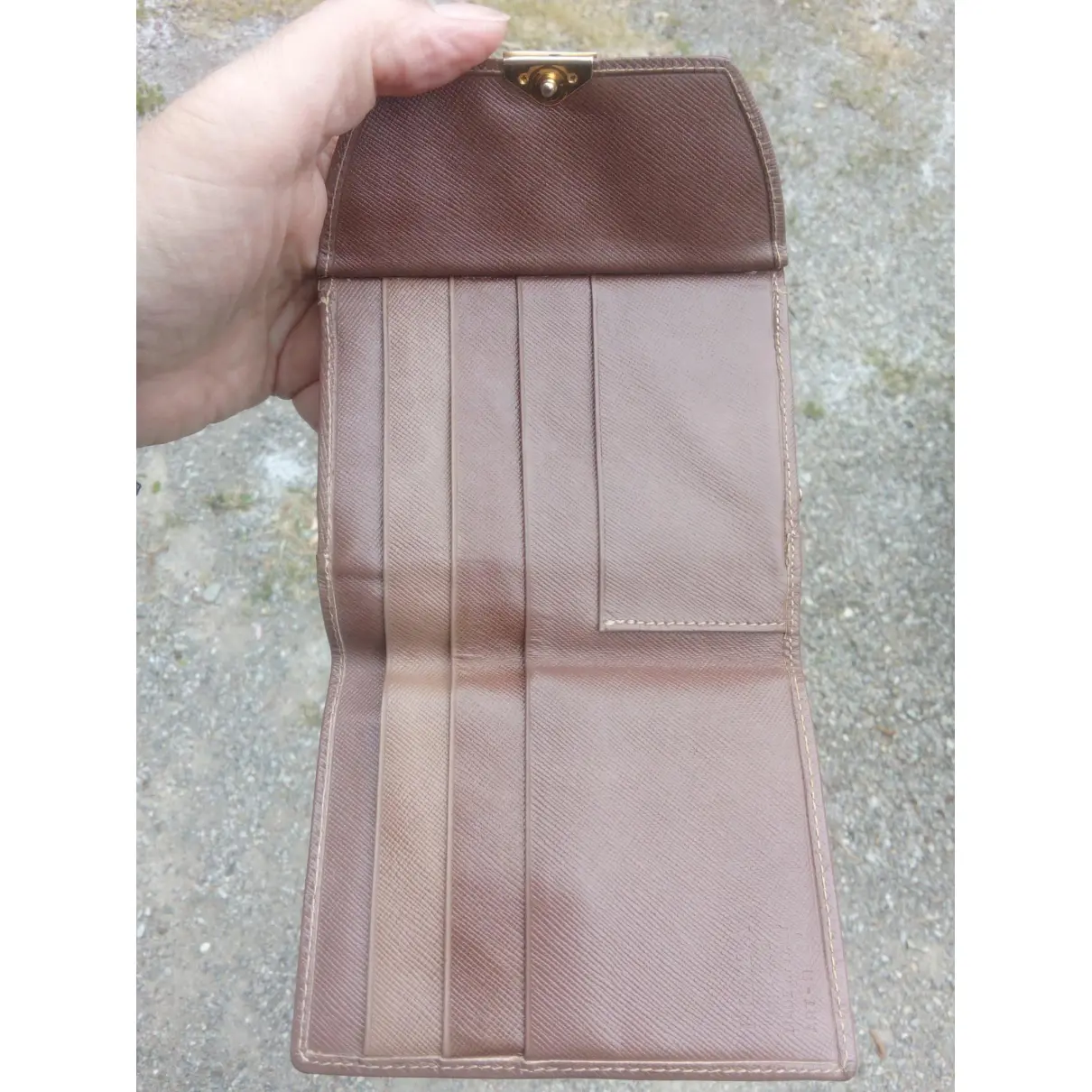 Leather wallet Prada - Vintage