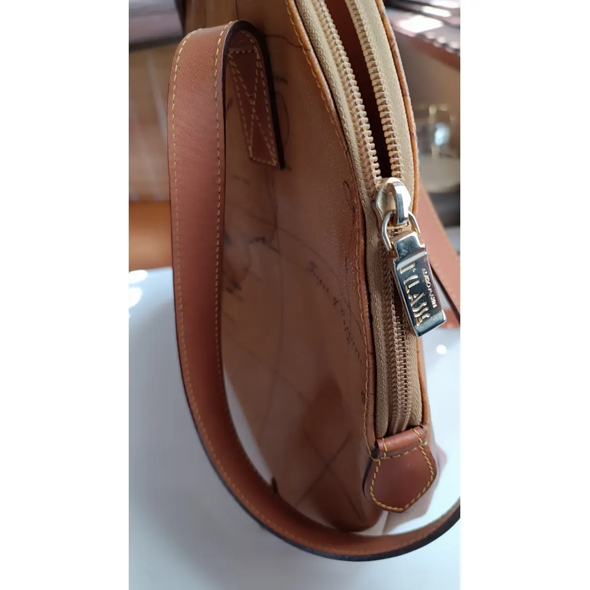 Leather handbag Prima classe