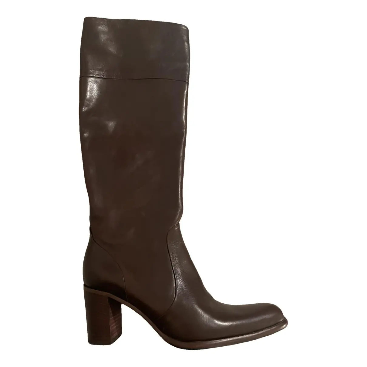 Queenie leather riding boots