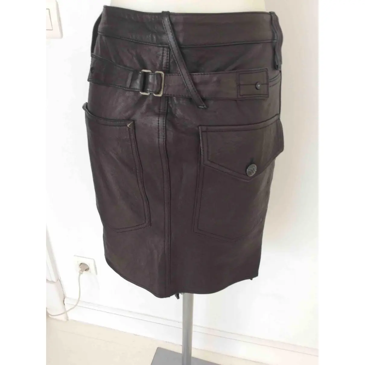 Leather skirt Ra-Re