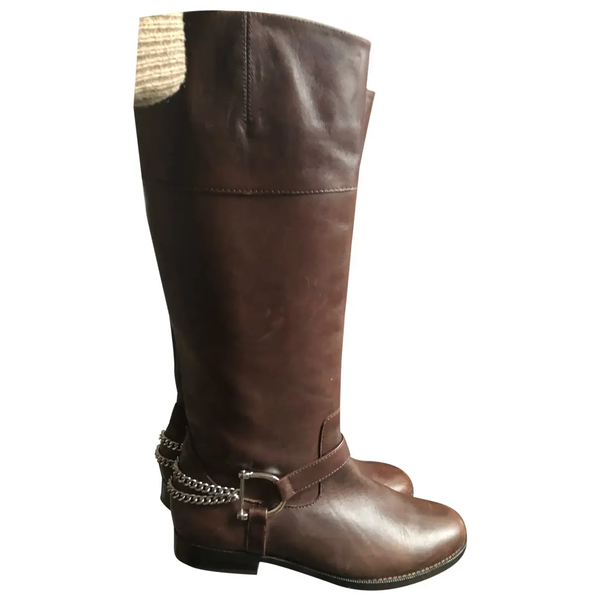 Leather riding boots Ralph Lauren