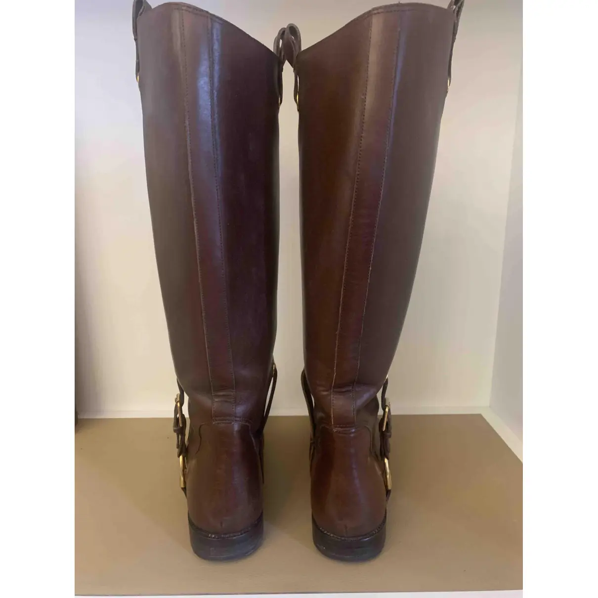 Leather riding boots Ralph Lauren Collection