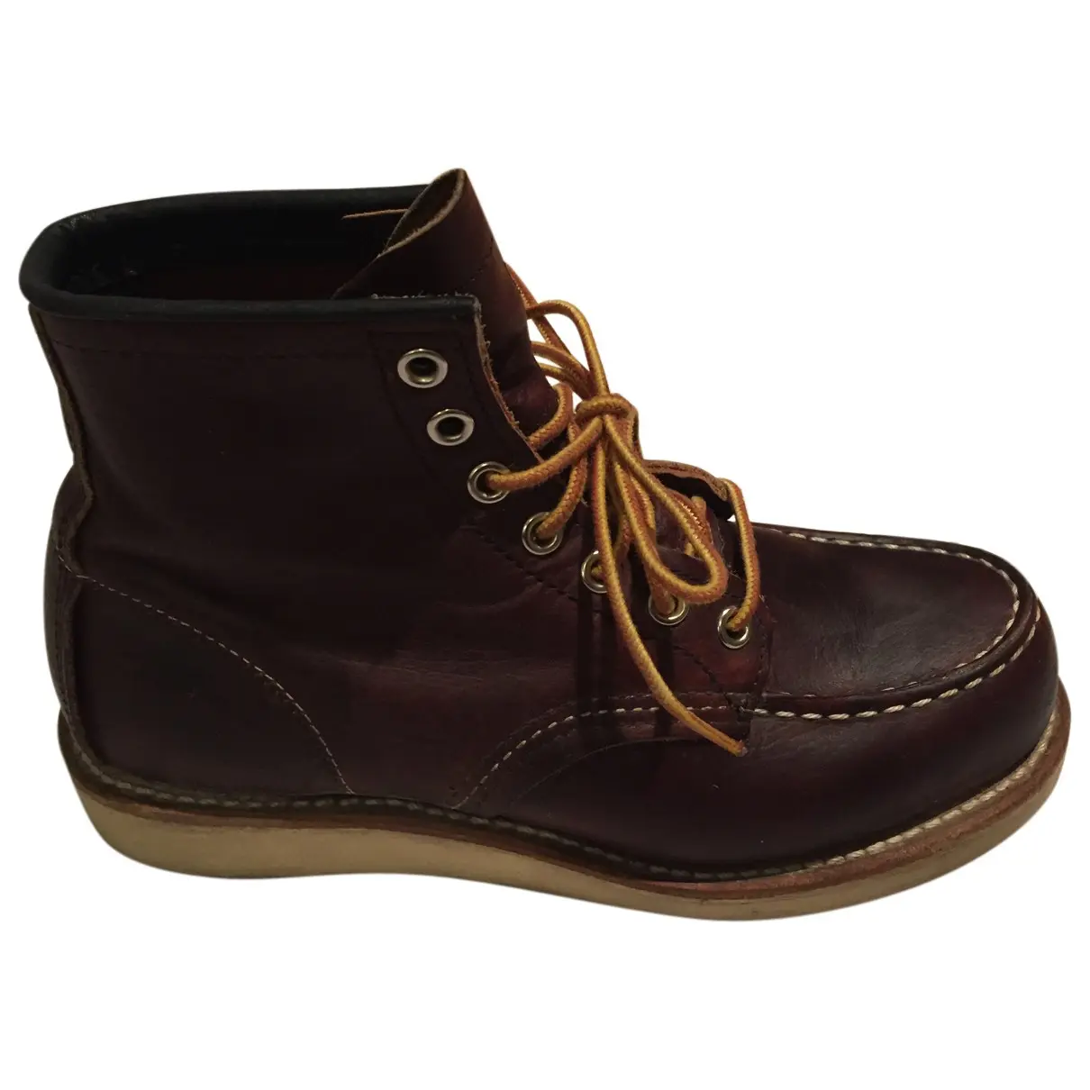 Leather lace up boots Red Wings