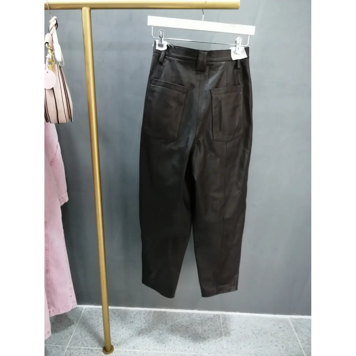 Leather carot pants Remain Biger christensen
