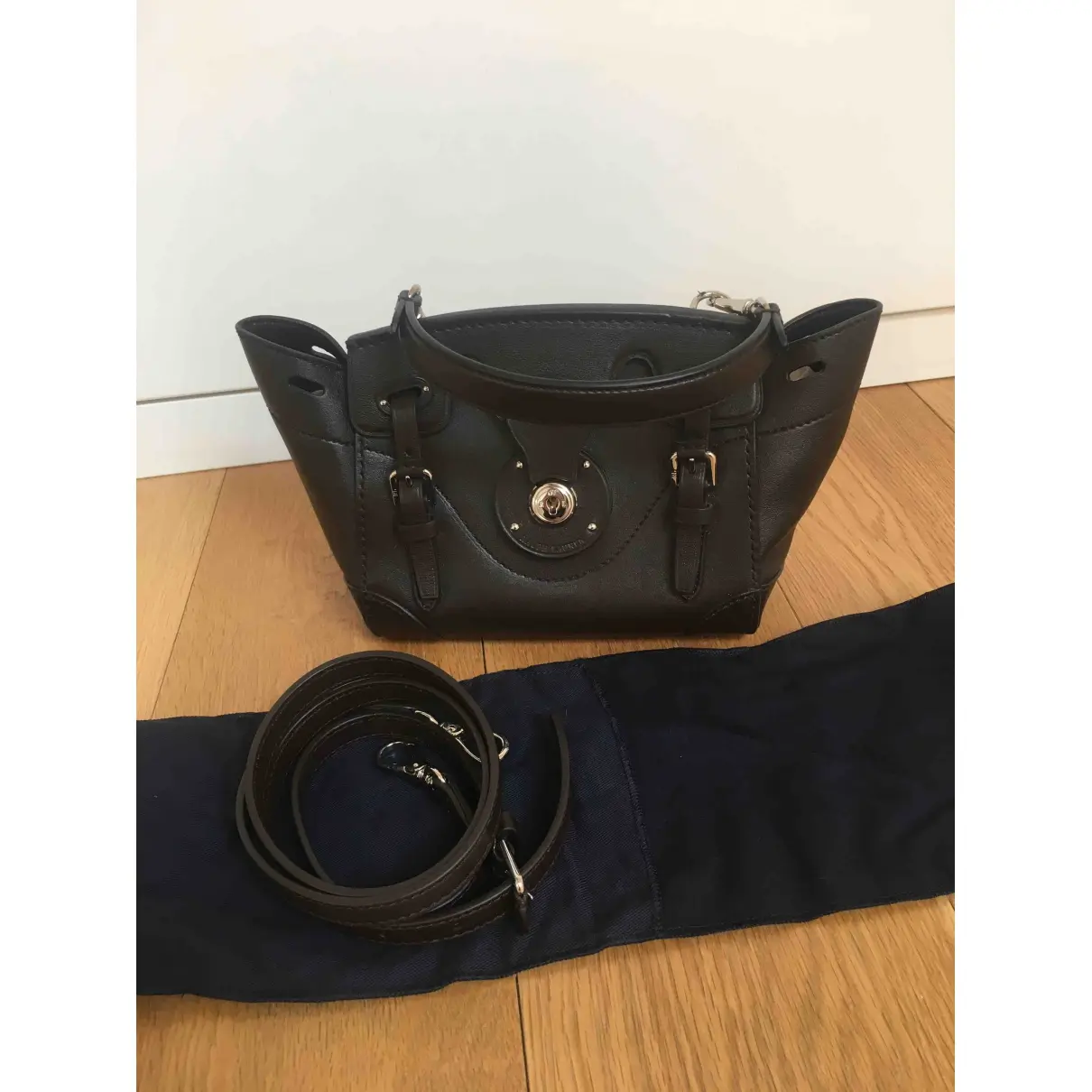 Ricky leather handbag Ralph Lauren Collection