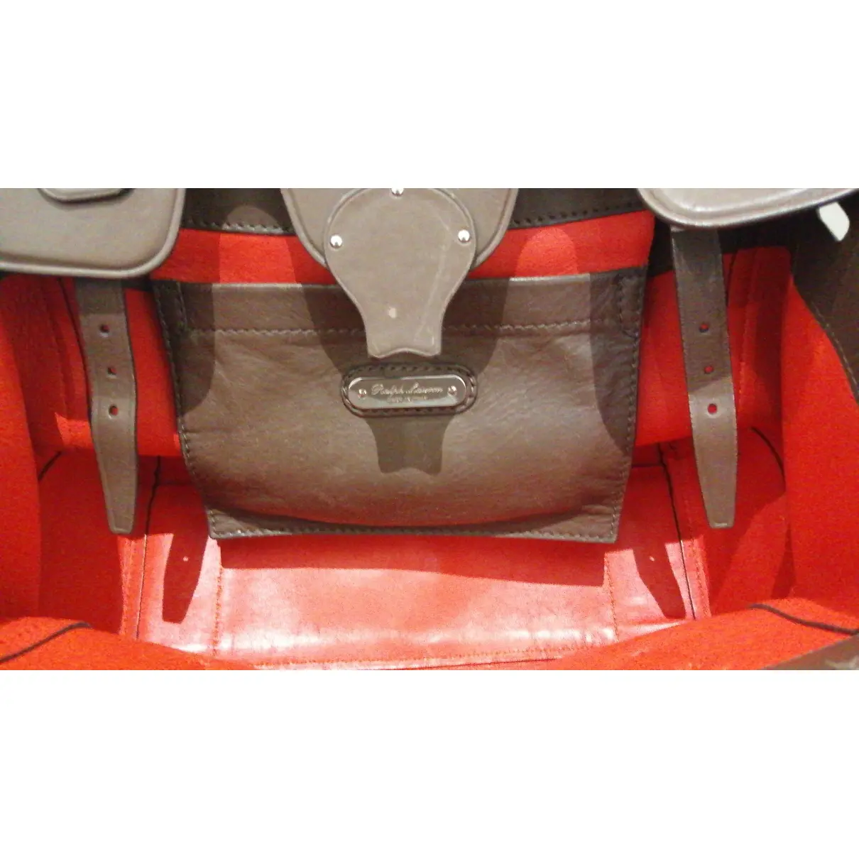 Ricky leather tote Ralph Lauren