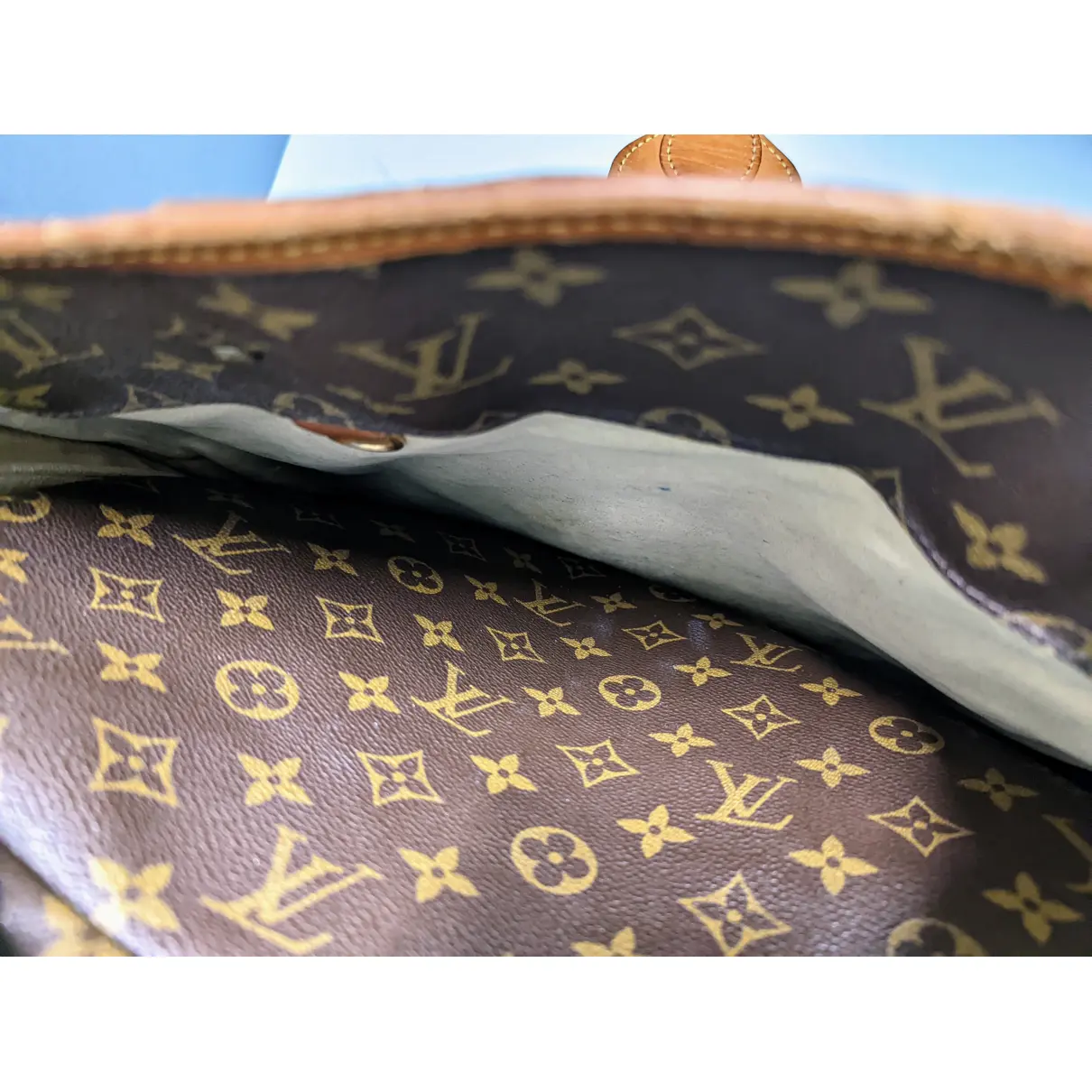 Rivoli leather handbag Louis Vuitton - Vintage