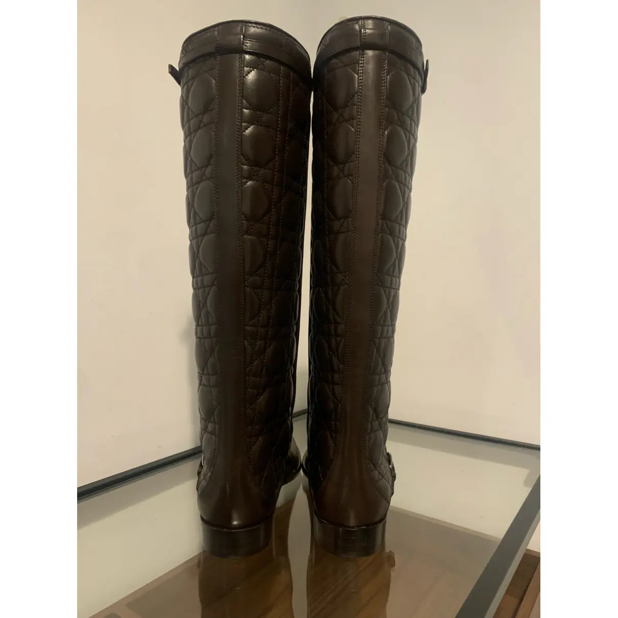 Roadior leather riding boots Dior